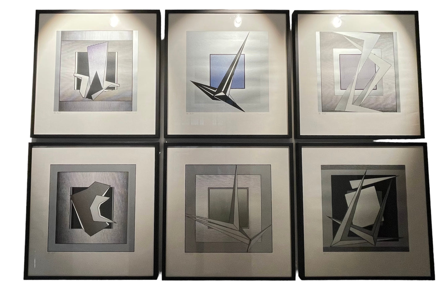 Francis Bott Silk Screen Prints (title unknown)