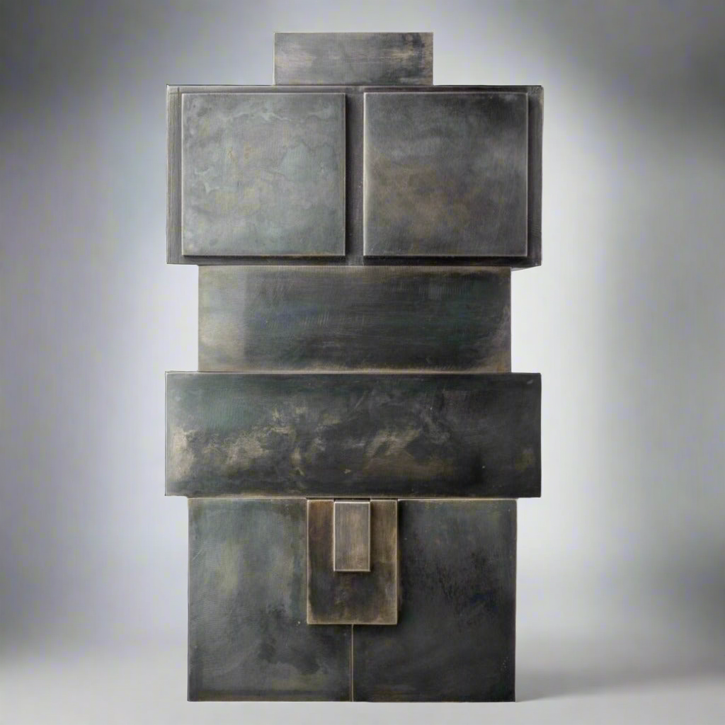 NU in patinated bronze by Didier Guillon