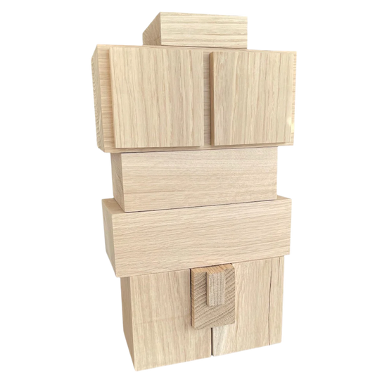 NU in solid Oak Wood by Didier Guillon
