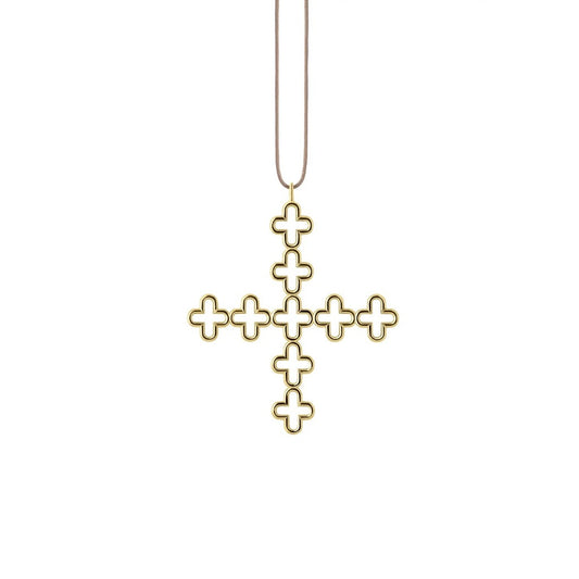 Cross shaped Pendant by Elena Votsi