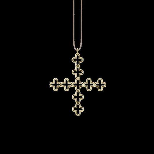 Cross shaped Pendant by Elena Votsi