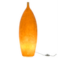 Nebulite floor lamp with intricate surface and atmospheric light.  Made from a unique resin and fiber-based material, perfectly mimicking the surface of the moon, warm, inviting and gently luminescent