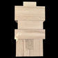 NU in solid Oak Wood by Didier Guillon