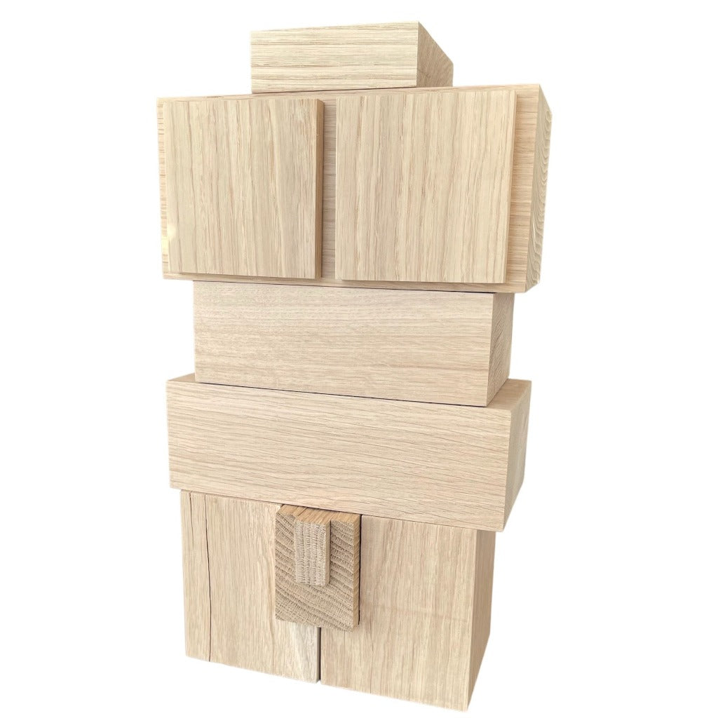 NU in solid Oak Wood by Didier Guillon