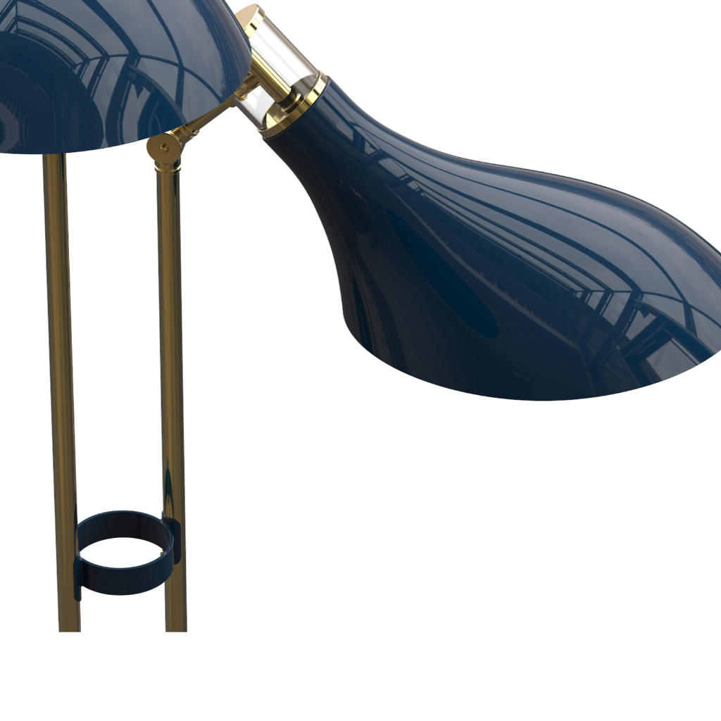 Retro chic nostalgic beautiful floor lamp hand made with high precision and attention to details, each product they make is a labor of love
