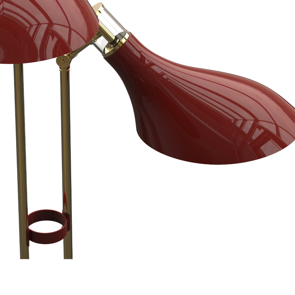Retro chic nostalgic beautiful floor lamp hand made with high precision and attention to details, each product they make is a labor of love